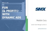 Fun (& Profit!) With Dynamic Ads - SMX West 2015