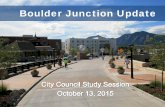 City Council Presentation - Boulder Junction Update