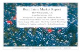 Real Estate Market Report for The Woodlands TX - Sept/Oct 2011