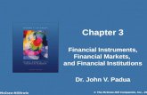 Chapter 3 Financial Instruments Financial Markets and Financial Institutions