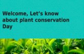 Plant conservation day
