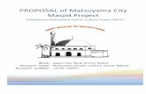 PROPOSAL of Matsuyama City Masjid Project