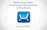 Build Your Fully Functional Online Store