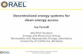 Dominican Republic| Nov-16 |  Decentralised Energy Systems for Energy Access