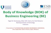 Body of Knowledge of Business Engineering