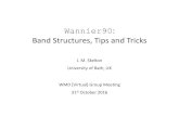 Wannier90: Band Structures, Tips and Tricks
