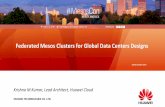 Federated mesos clusters for global data center designs