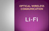 Optical wireless communication li fi