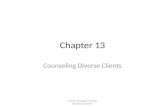 Chapter 13 - Counseling Diverse Clients