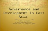 Governance and development in southeast asia