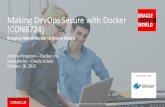Making DevOps Secure with Docker on Solaris (Oracle Open World, with Jesse Butler)