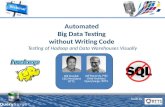 Big Data Testing : Automate theTesting of Hadoop, NoSQL & DWH without Writing Code