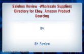 Salehoo Review -Wholesale Suppliers Directory for Ebay, Amazon Product Sourcing