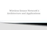 Wireless sensor network applications