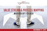 value stream mapping and metrics based process mapping