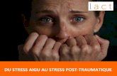 Du stress aigu au stress post-traumatique par Roberta MILANESE