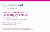 'Maternity Matters' Engagement Event 2, Lancaster