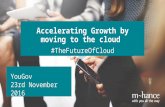Accelerating Growth by moving to the cloud keynote - #TheFutureOfCloud