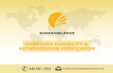Eligibility & Authorization Verification By Sun Knowledge