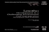 Lesotho: Country Assistance Evaluation