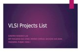 VLSI Projects Titles