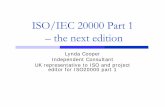 ISO/IEC 20000 Part 1 / – the next edition