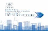 Smart Cities, Regions & Communities: EXPORT OPPORTUNITIES