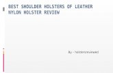 Best shoulder holsters of leather nylon holster review