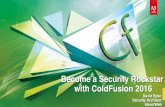 Become a Security Rockstar with ColdFusion 2016