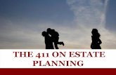 The 411 on Estate Planning