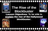The rise of the blockbuster