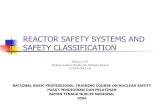 Tayangan Sistem Keselamatan Reaktor dan Klasifikasi SSK