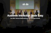 Slido - Audience Interaction Made Easy