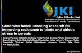 2012. frank ordon. genomics based breeding research for improving resistance to biotic and abiotic stress in cereals