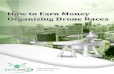 How to earn money organizing drone races