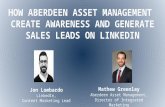 How Aberdeen Asset Management create awareness and generate sales leads on LinkedIn