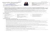 Resume of Anuradha Ranasinghe HR Recruitment manager2015