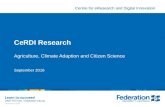 CeRDI Research | Agriculture, Climate Adaption and Citizen Science