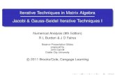 Jacobi & Gauss-Seidel Methods I