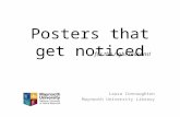 Posters that get noticed - shorter version