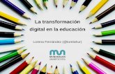 La transformación digital en la educación