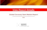 Global Coronary Stent Market Report: 2016 Edition - New Report by Koncept Analytics