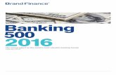 2016 top 10 biggest  Banking Brands