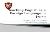 Teaching English as a Foreign Language in Japan