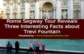 Rome segway tour reveals three interesting facts about trevi fountain