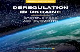 DEREGULATION IN UKRAINE