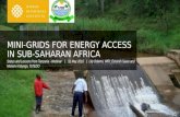 Mini-grids for Energy Access in Sub-Saharan Africa