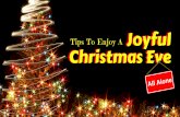 Tips To Enjoy A Joyful Christmas Eve All Alone