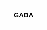 Pharmacology of GABA