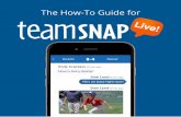 The How-To Guide for TeamSnap Live!